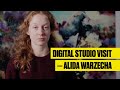 Digitaler Atelierbesuch bei Alida Warzecha