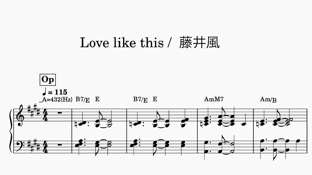 Love like this / 藤井風