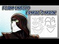 How to unfold in Pepakura - Ermac Mask