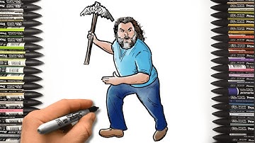 How to Draw Steve from the Minecraft Movie