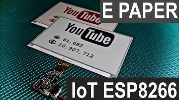 E-Paper + ESP8266 Tutorial - Easy Text & Images