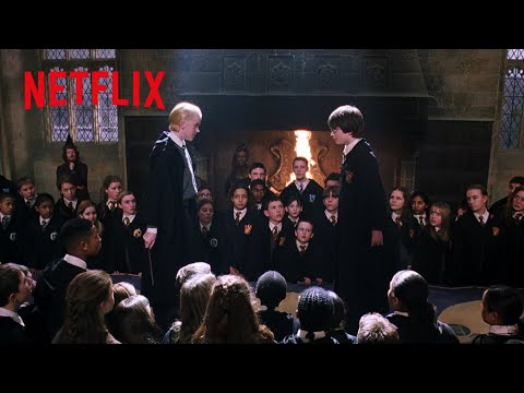 ハリー Vs マルフォイ ライバル同士の呪文対決 ハリー ポッターと秘密の部屋 Netflix Japan