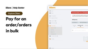 Explore DSers - Pay for an order or orders in bulk - DSers