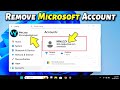 How to Remove Microsoft Account in Windows 11