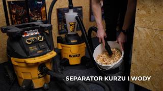 DEWALT AT-DXVCS002 - cyklonowy separator pyłu i wody do odkurzaczy
