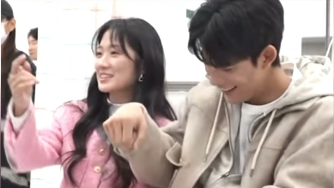 My beloved charming duo 🥰🥰 #kimhyeyoon #parksolomon #notailtotell 