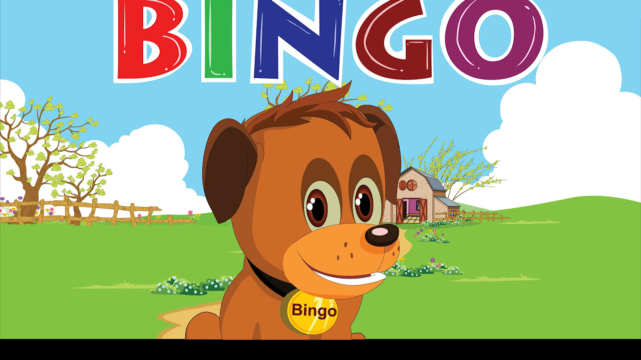 Bingo Dog Song   FlickBox Nursery Rhymes With Lyrics  Kids Songs  Cartoon Animation for Children