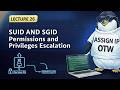 Linux SUID & SGID EXPOSED 😱 Special Permissions That Hackers Love | Lecture 26