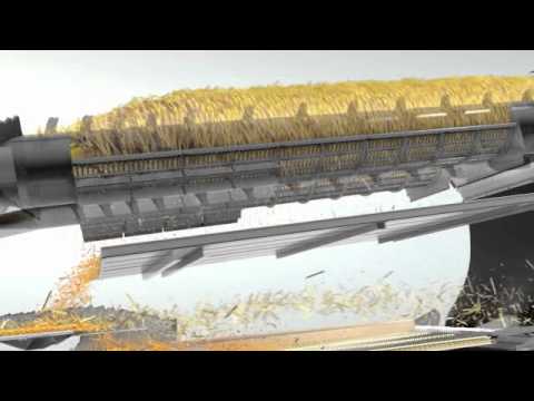 CLAAS LEXION Crop flow - APS HYBRID SYSTEM animation / 2011