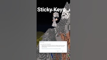 POV: Sticky Keys #minecraft #mcyt