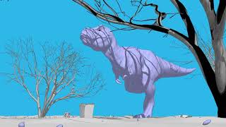 Trex animation - ground test | old animation |demo reels | @RaptorDragonz@jurassicworld  |