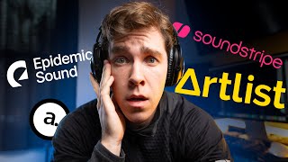 The BEST Royalty Free Music Site? | Artlist vs Epidemic Sound vs Soundstripe vs Audiio by Joseph Martin 3,354 views 2 months ago 8 minutes, 30 seconds