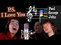 Ps i love you  vocal cover  3part harmony isolated