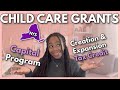 Day care center grants in new york  child care capital program  creation and expansion tax credit