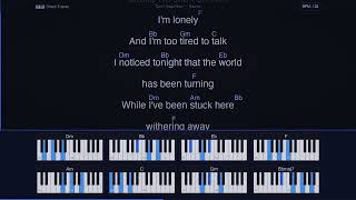 Keane - Can't Stop Now - Easy Piano Tutorial
