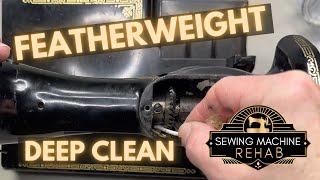 How to clean a Singer Featherweight - Clean and polish, inside and out!