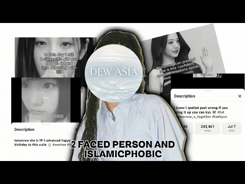 The hypocrisy & fakeness of @TheDewAsia2.