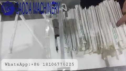 Single straw packing machine GD P300