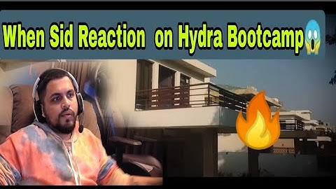 When Sid Reaction  on Hydra Bootcamp😱Full Funny Reaction😁#dynamo#sid