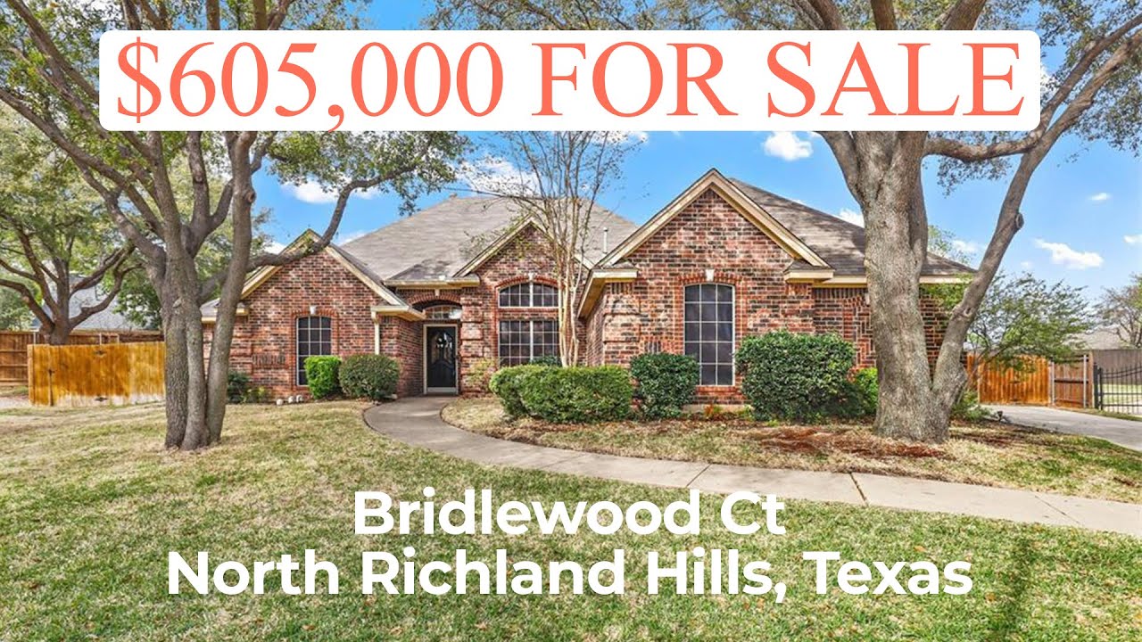 For Sale 7601 Bridlewood Ct, North Richland Hills, Texas Home Tour