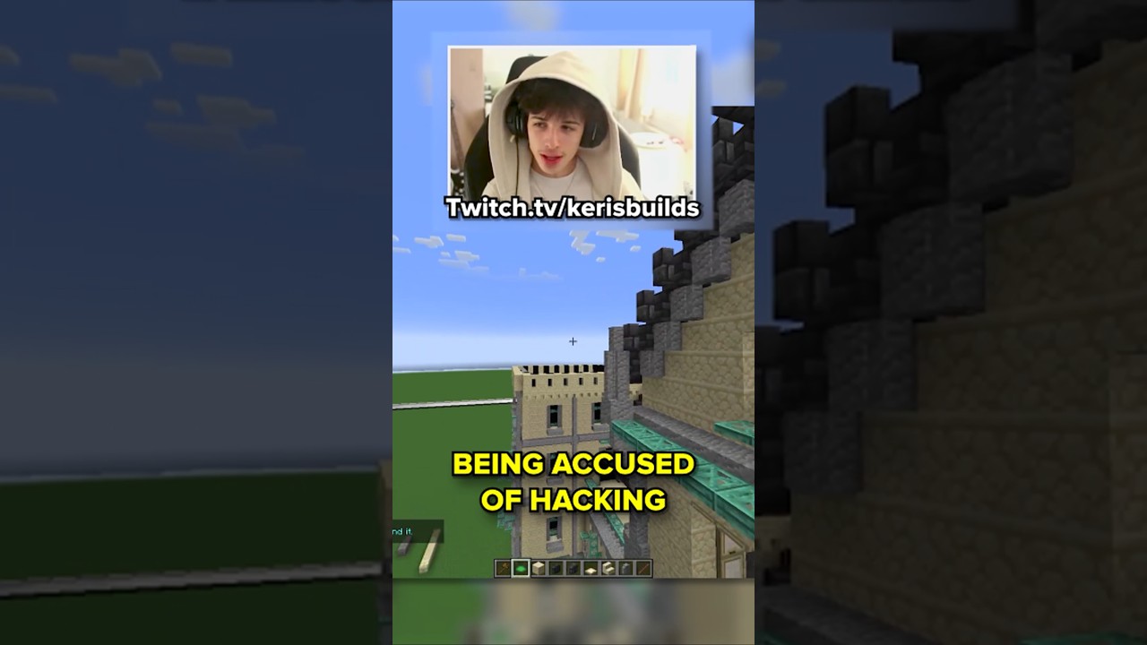 Being Accused Of HACKING #Minecraft #streamer #funny #clips
