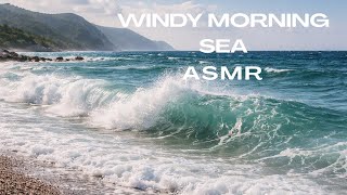 🌊 Adriatic Sea ASMR | Windy Morning Waves | Natural Sea Sounds, Italy