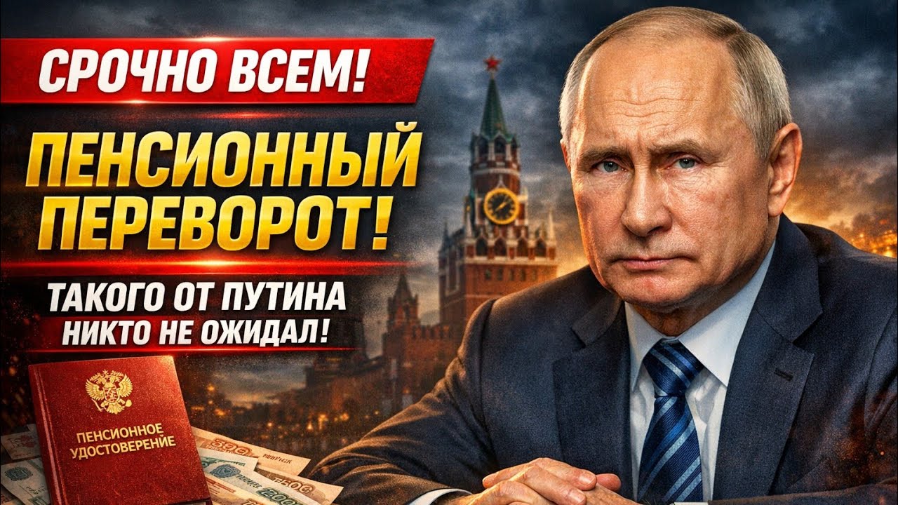 Всё произойдёт уже 1 Марта! Путин объявил, что теперь ждёт Пенсионеров - Пенсии в России 2026
