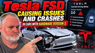 Tesla FSD Update Causing Crashes? Hardware 3 Cars Having Issues Tesla Update Full Self Driving