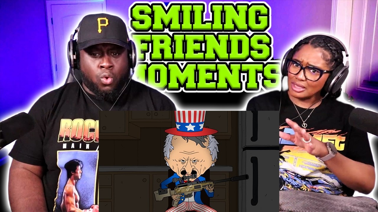 Kidd and Cee Reacts To Smiling Friends Moments