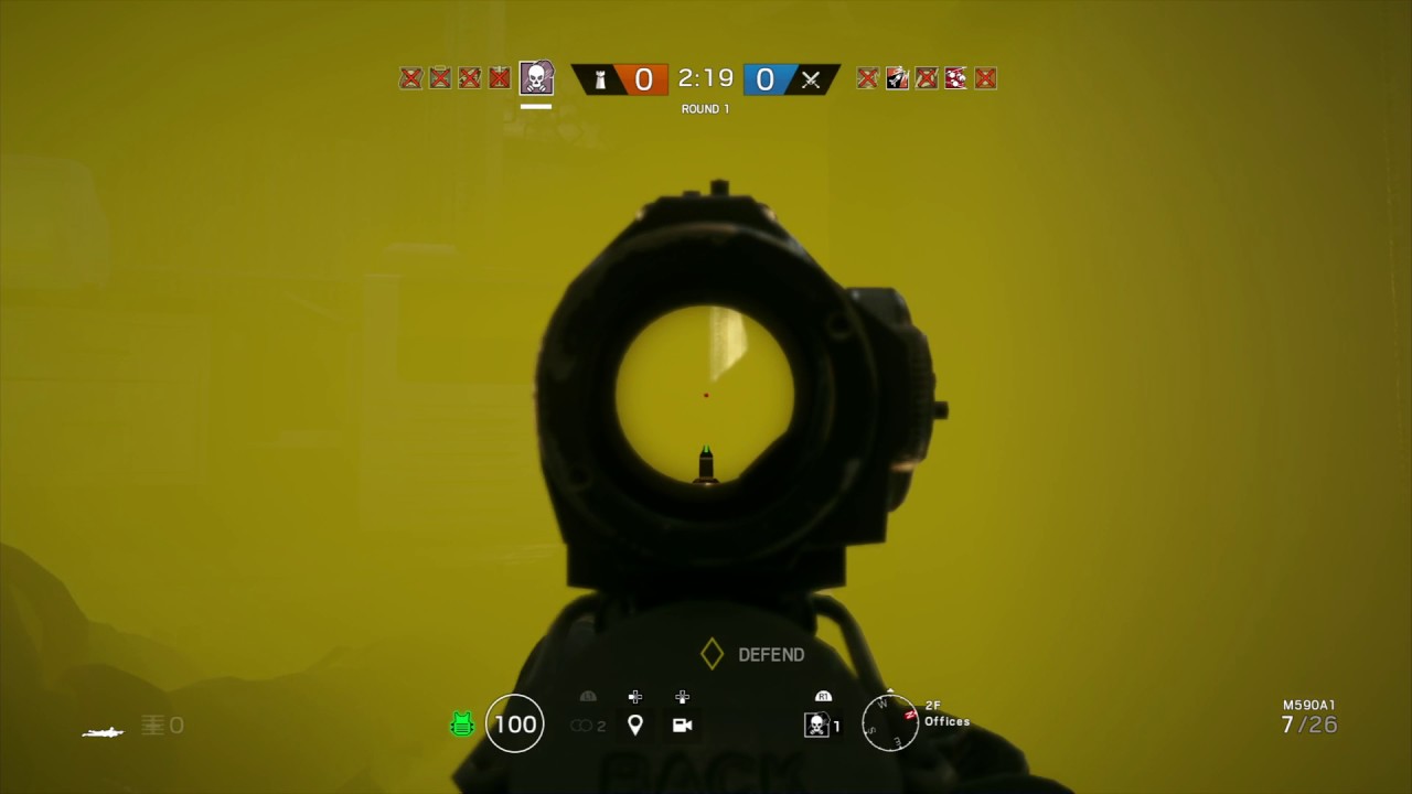 Rainbow Six Siege 1v4 smoke clutch! - YouTube