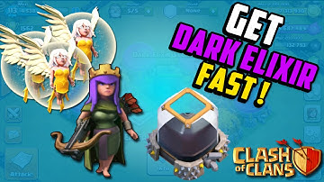 Clash of Clans - How To Get Dark Elixir Fast
