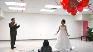 多伦多中华循道会 | 新娘和新郎在婚礼宴会上表演节目 | Bride's Wedding Speech at Toronto Chinese Methodist Church