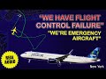 Flight control failure jetblue airbus a321 performs emergency landing at kennedy airport real atc