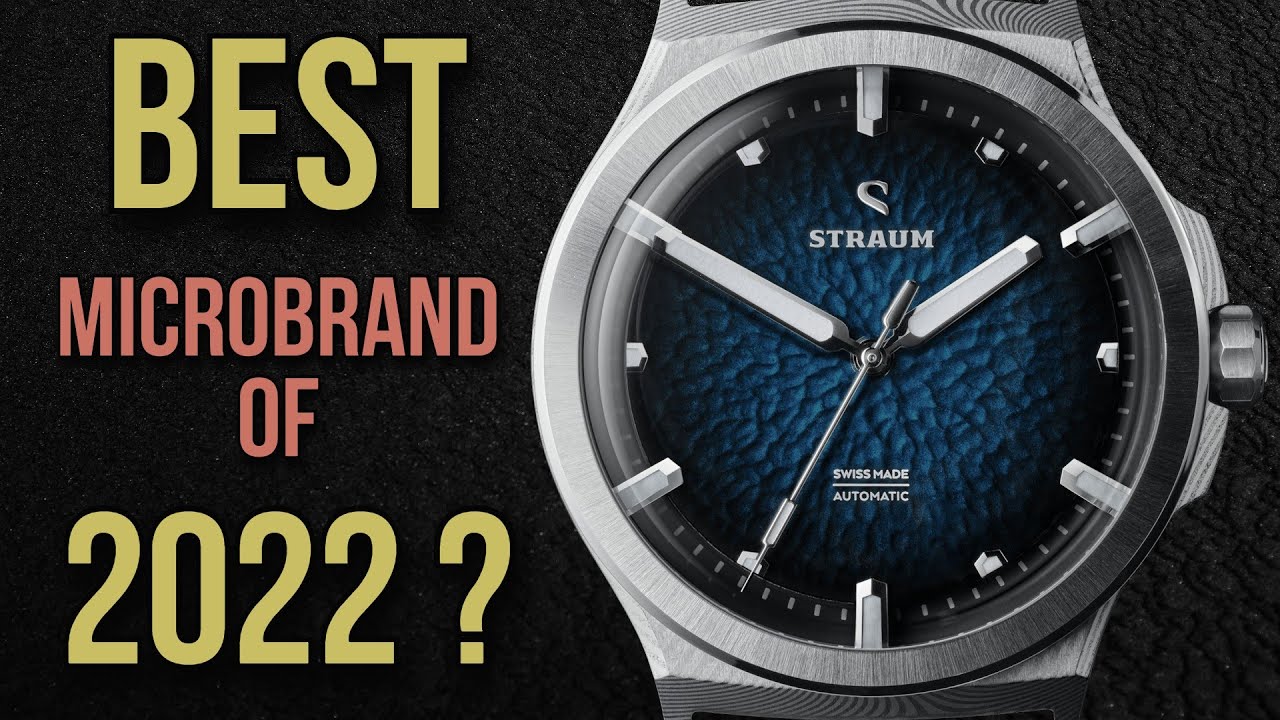 STRAUM OPPHAV DAMASCUS BLUE Swiss Made Automatic Hammered Dial