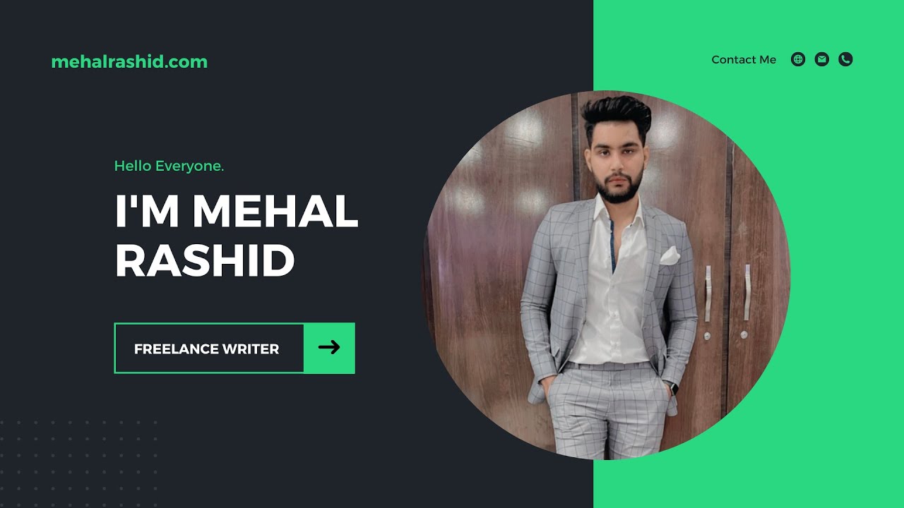 Mehal Bro Introductory Video | Mehal Rashid | Freelance Writer | mehalrashid.com ...
