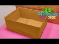 2 USEFUL BIG CARDBOARD BOX CRAFT IDEAS! HOW TO RECYCLE CARDBOARD BOX