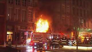 Firefighters Set Up Possible Collapse Zone In Old City As Investigation Gets Underway