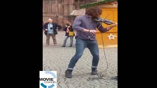 AMAZING Street Artist Violinist Square London 2017