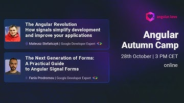 Angular Autumn Camp 2025 edition