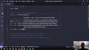 1036 - Fórmula de Bhaskara - URI Online Judge - Python 3