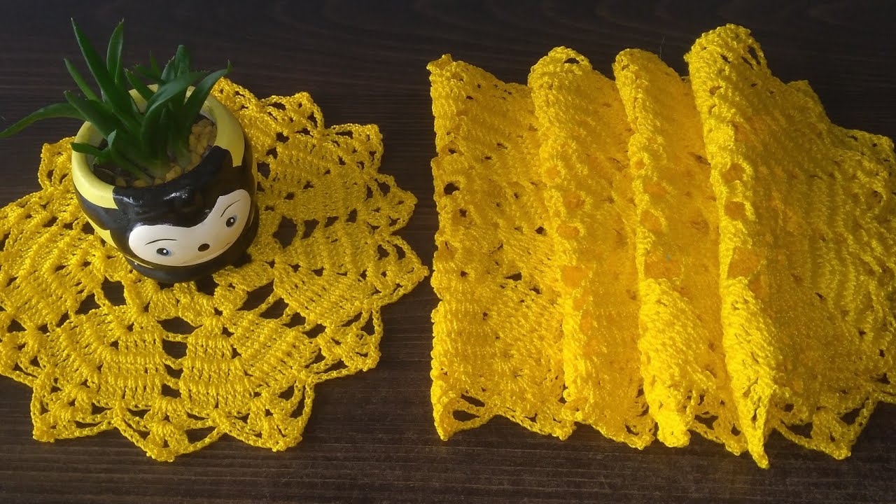 TOALHINHA DE CROCHÊ fácil de fazer