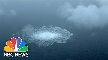 Coast Guard Video Shows One Of Four Leaks In Nord Stream Pipelines