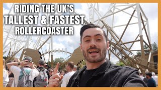 The UK's TALLEST Rollercoaster Has OPENED! | Hyperia Vlog