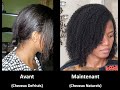 Soins de Cheveux / Passer du défrisage aux Naturels sans se couper les cheveux