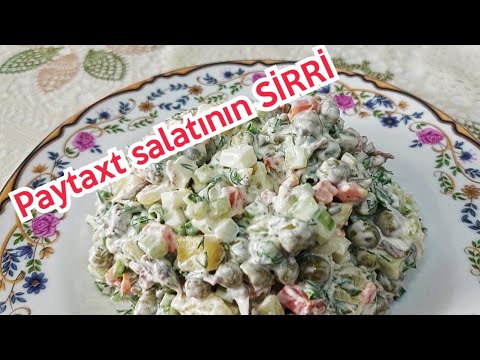 Salatların ŞAHI PAYTAXT salatı.. СТОЛИЧНЫЙ САЛАТ.. #recipe