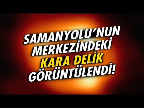 Samanyolu'nun merkezindeki kara deliğin görüntüsü çekildi! #astronomi #nasa #uzay