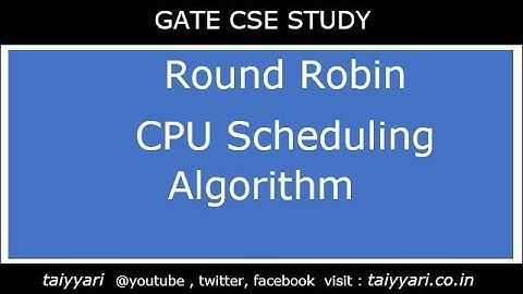 Round Robin CPU Schedling Algorithm #Taiyyari