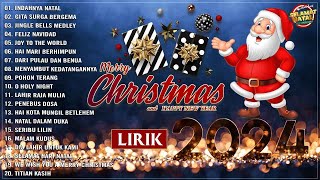 Kumpulan Lagu Natal Terbaru 2023/2024 Paling Enak Didengar - Indahnya Natal Di Hatiku ( Lirik Lagu )