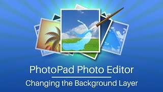 How to Change the Background Layer in Photos | PhotoPad Photo Editing Software Tutorial screenshot 3