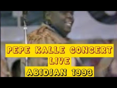 PEPE KALLE CONCERT LIVE IN ABIDJAN 1991